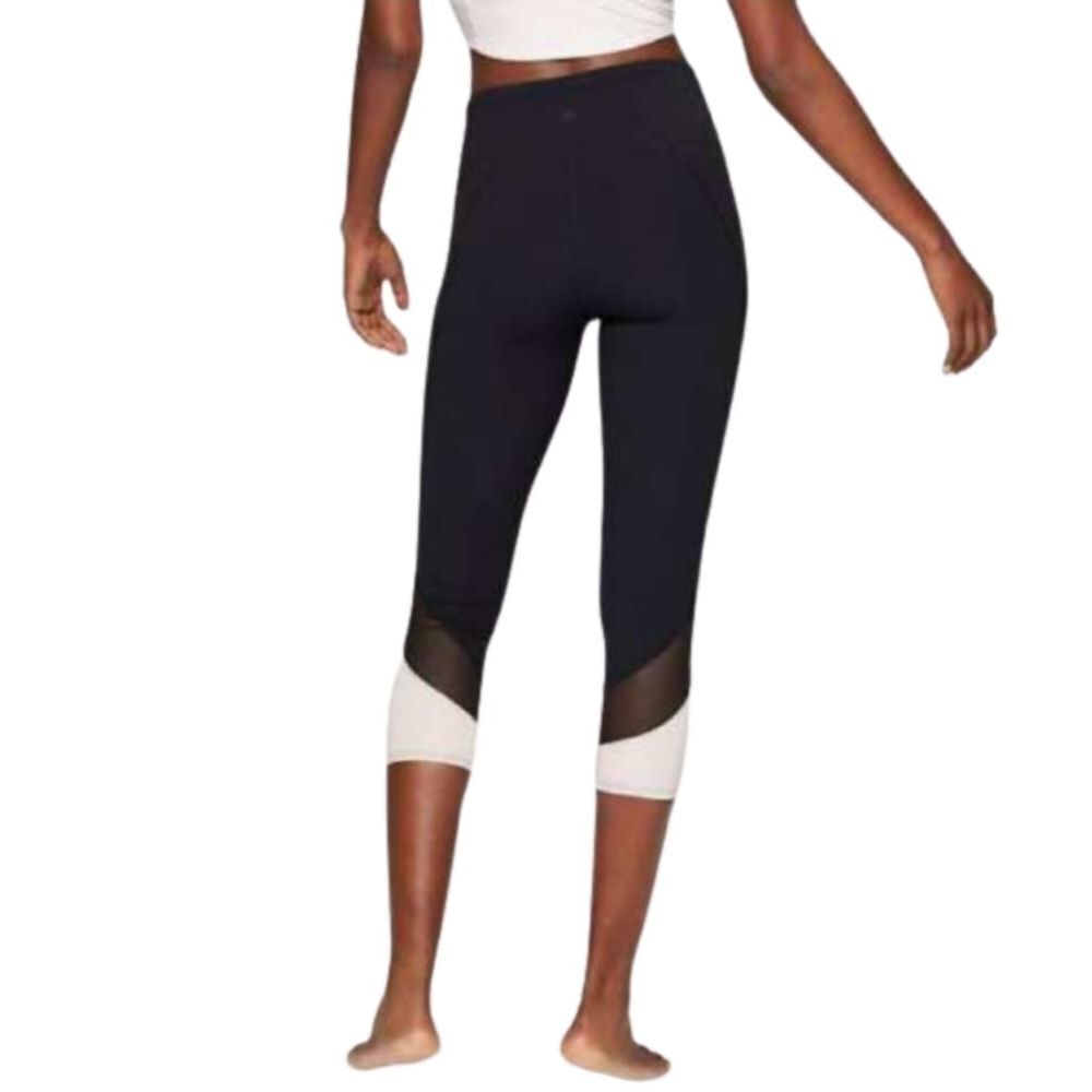 ATHLETA Salutation 7/8 Tight Colorblock Mesh